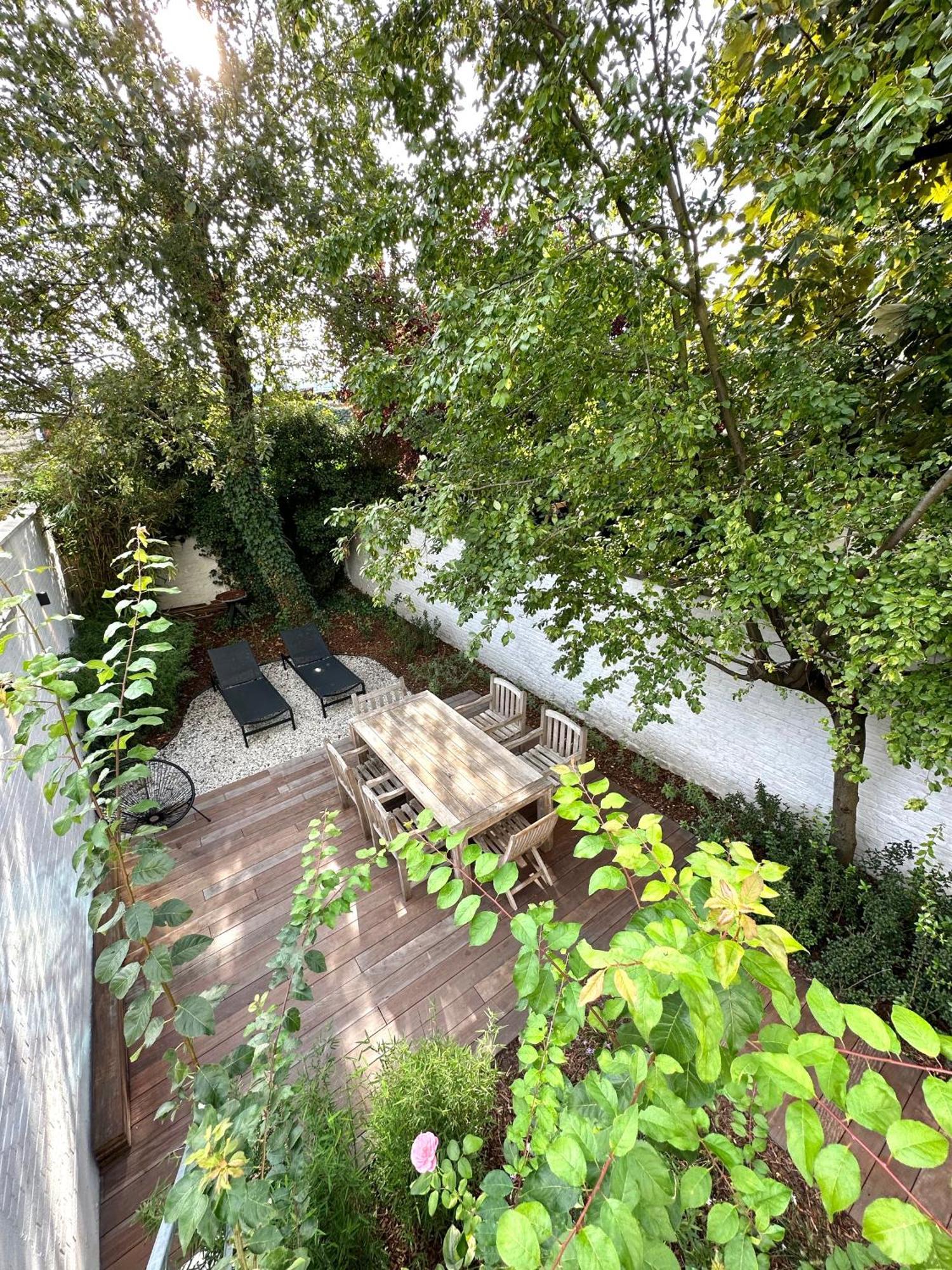 Luxury Apartment With Cosy Garden! Ghent Luaran gambar
