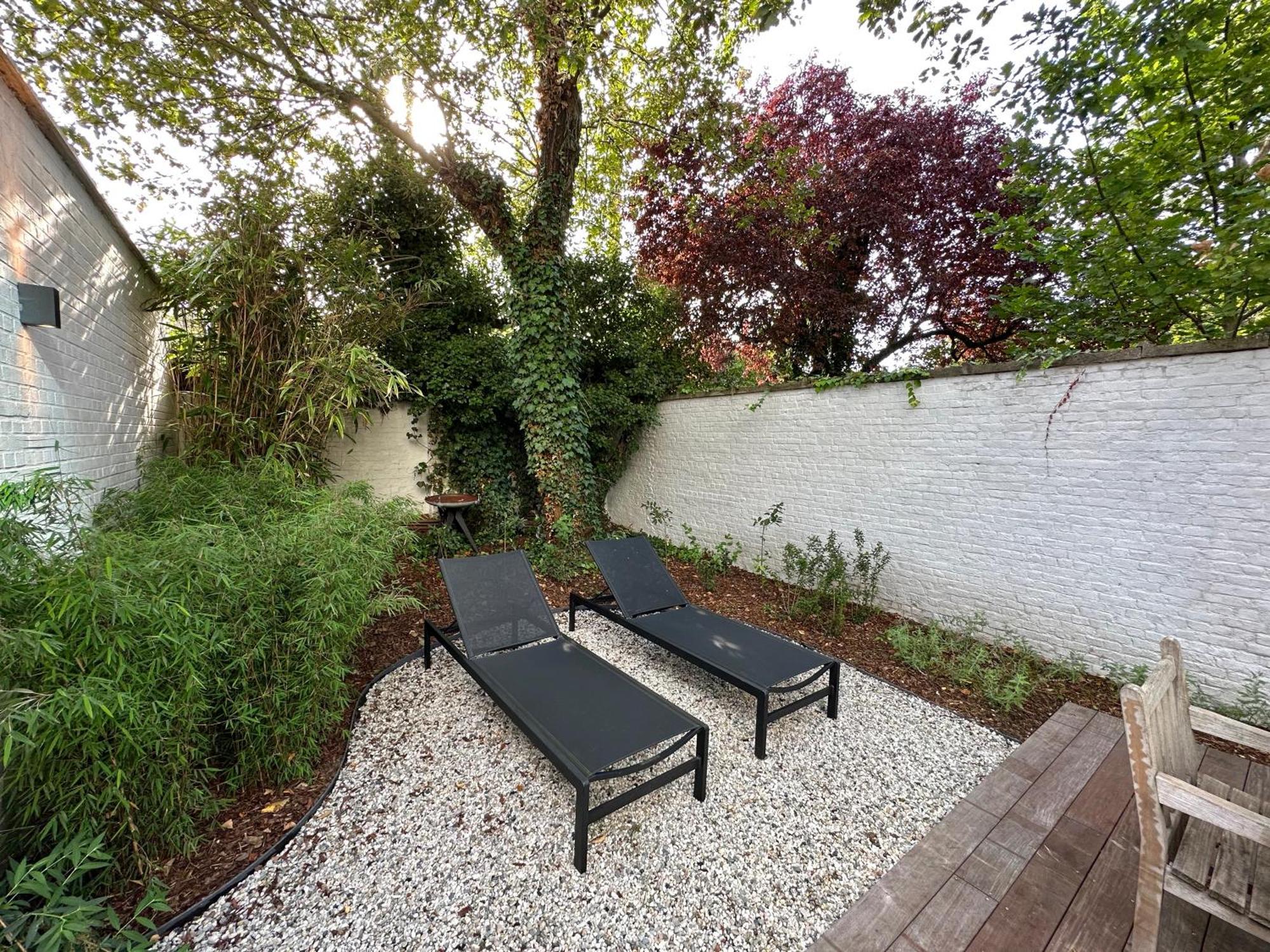 Luxury Apartment With Cosy Garden! Ghent Luaran gambar